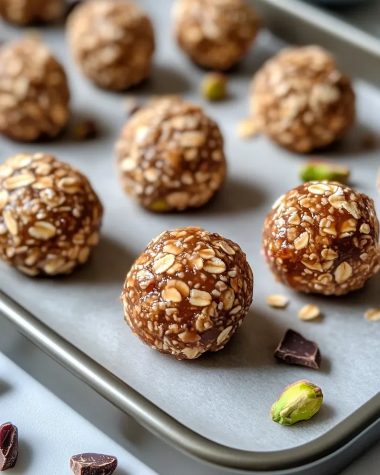 Homemade Fig-Jam & Pistachio Energy Bites recipe photo