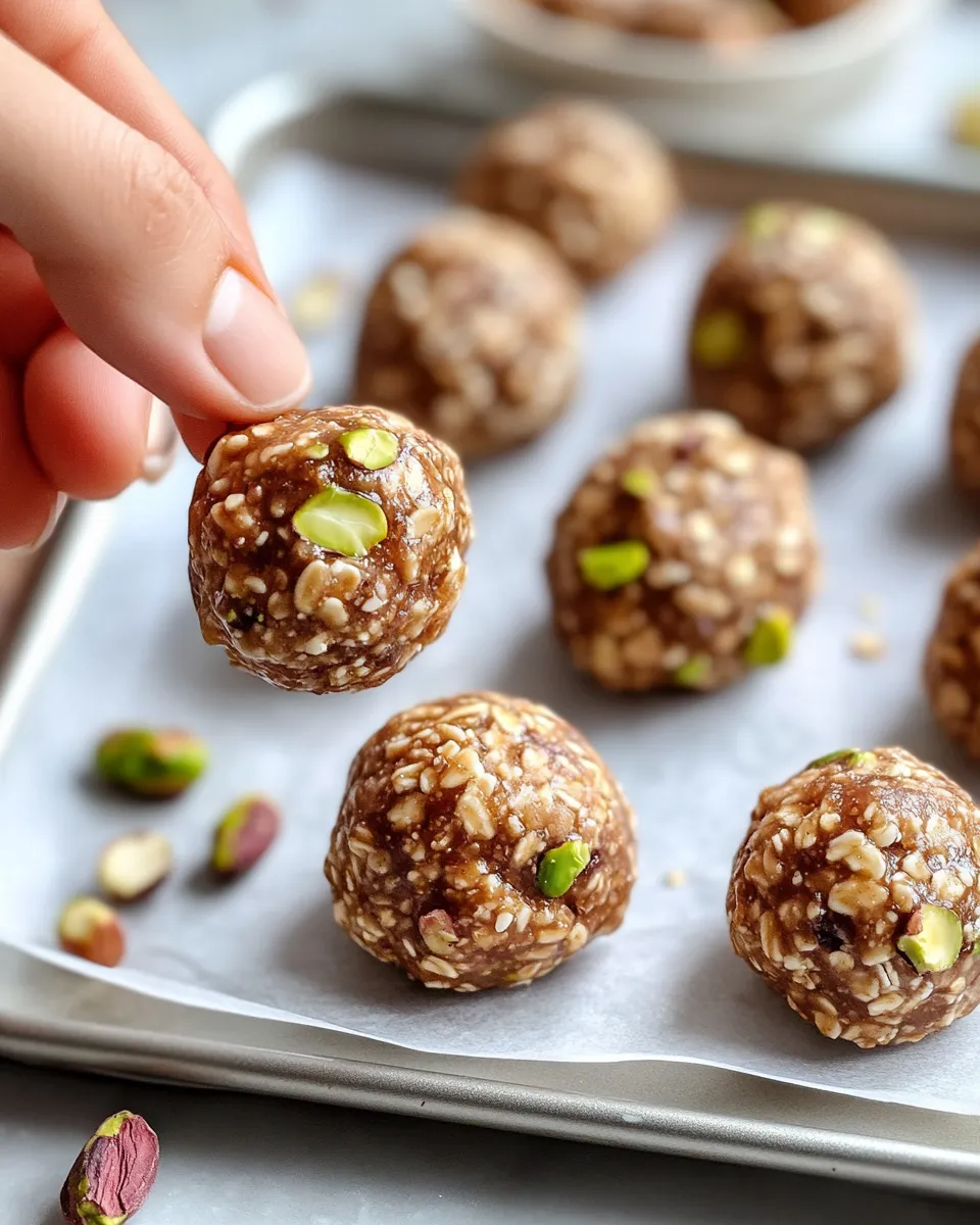 Delicious Fig-Jam & Pistachio Energy Bites plate image