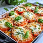Homemade Garlic-Parmesan Tomato Casserole Gratin photo