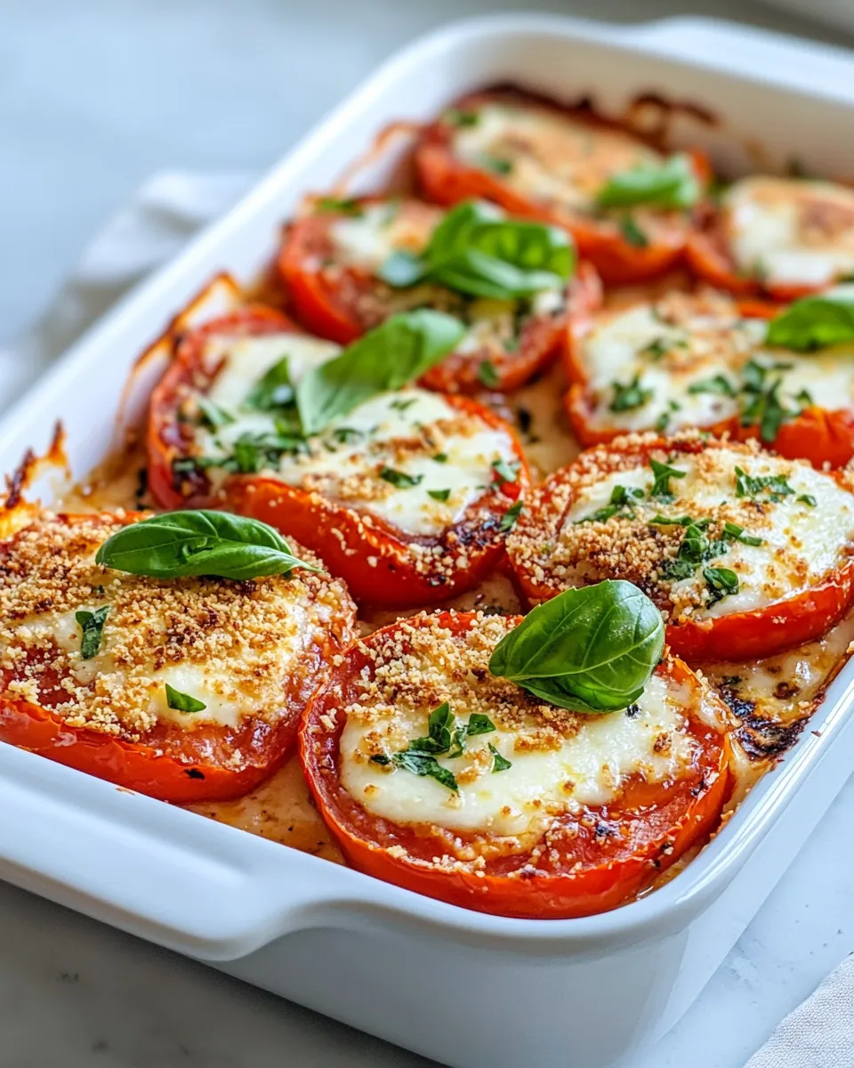 Classic Garlic-Parmesan Tomato Casserole Gratin image