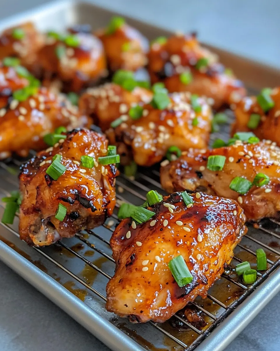 Easy Honey-Garlic Pickle Chicken Wings recipe photo