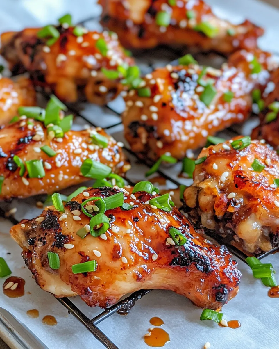 Tasty Honey-Garlic Pickle Chicken Wings dish photo