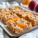 Homemade Nectarine-Peach Oatmeal Cookie Bars photo