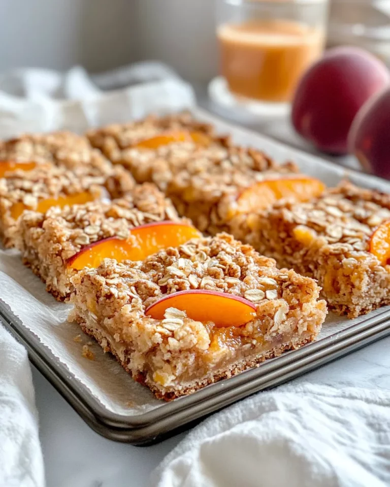 Homemade Nectarine-Peach Oatmeal Cookie Bars photo