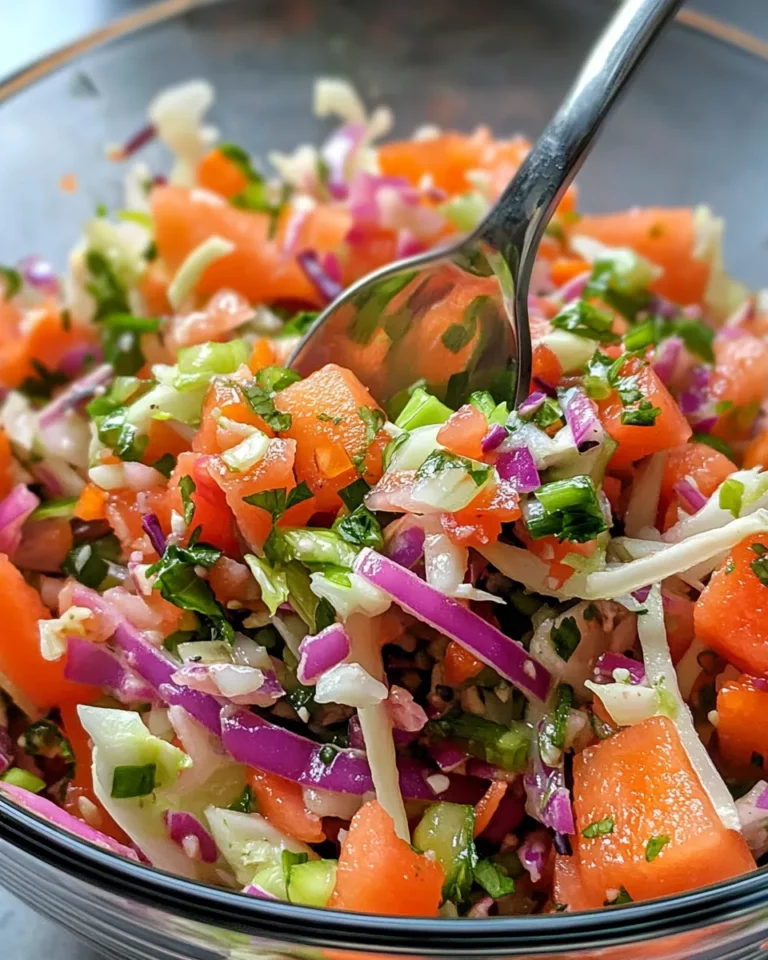 Homemade Pickled Watermelon Rind BBQ Slaw recipe photo