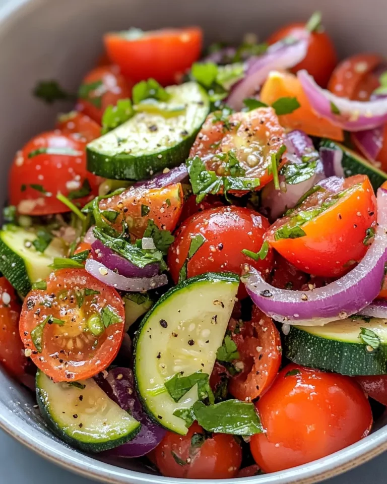 Homemade Quick Pickled Zucchini Salsa Fresca photo