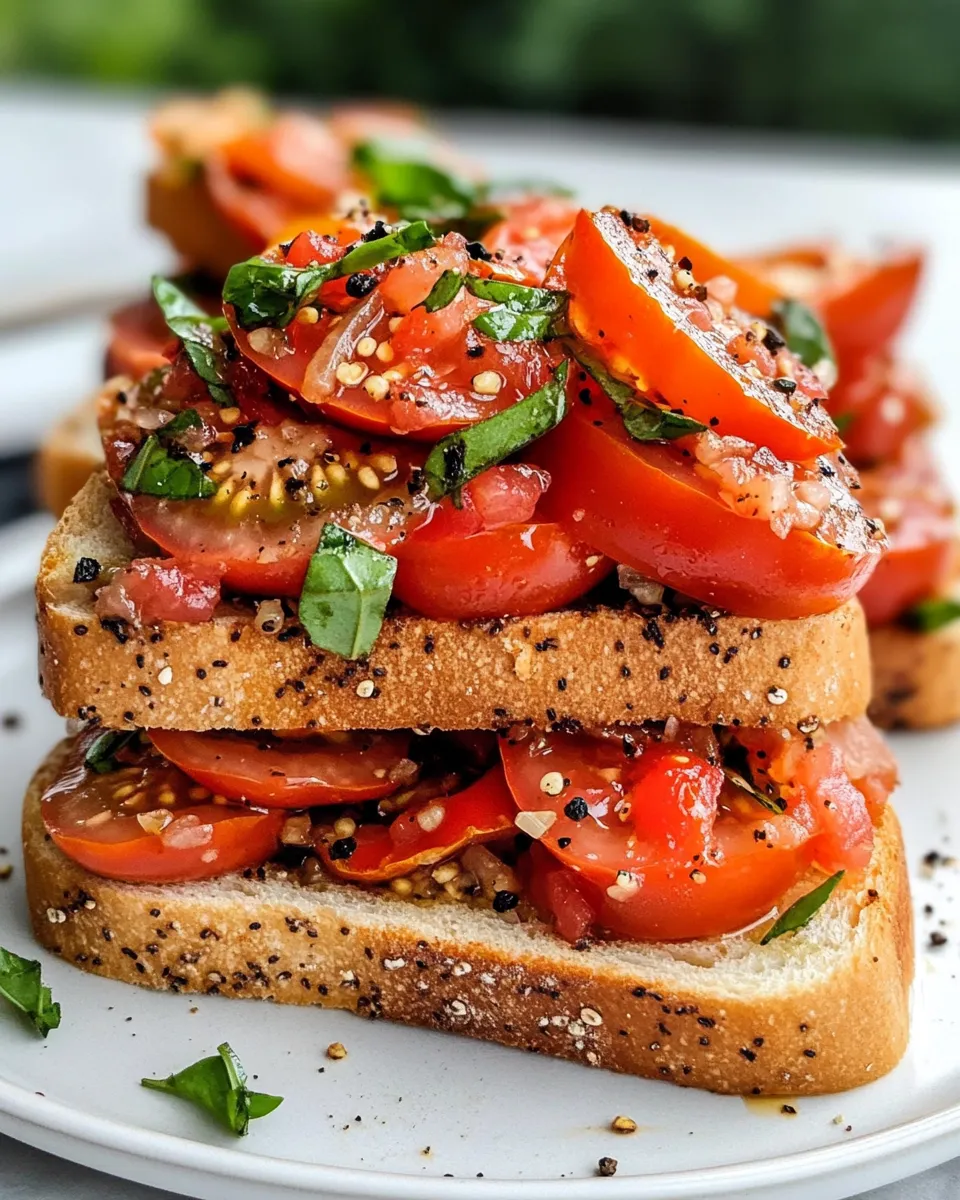 Classic Refrigerator Pickled Tomato Slices (BLT Hack) dish photo