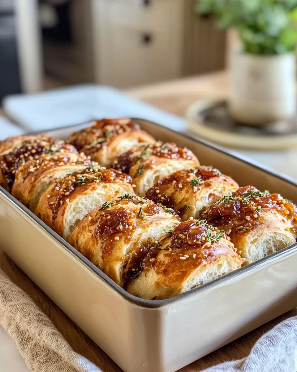 Classic Rosemary Fig-Jam Sourdough Pull-Apart dish photo