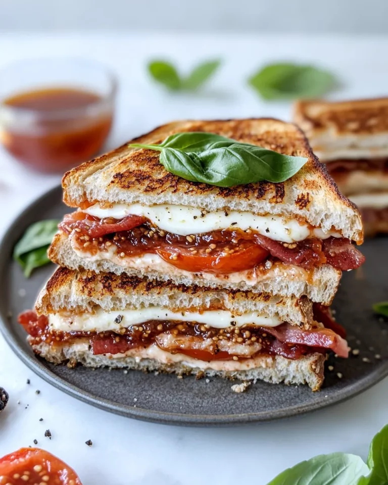 Homemade Rustic Tomato & Fig-Jam Grilled Cheese recipe photo