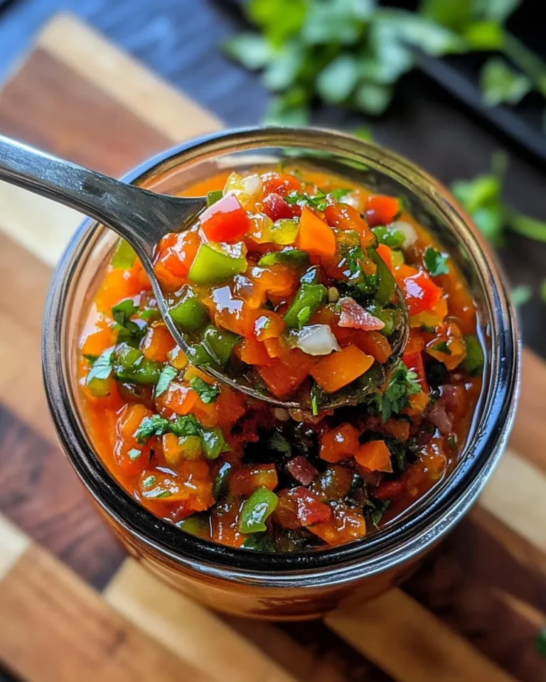Homemade Sweet-Heat Pickled Pepper Jelly Glaze photo