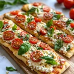 Homemade Tomato-Basil Cottage-Cheese Flatbread photo