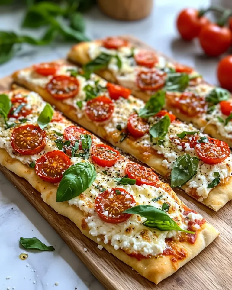 Homemade Tomato-Basil Cottage-Cheese Flatbread photo