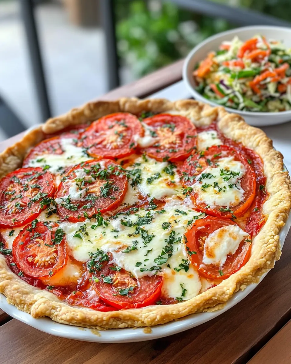 Easy Tomato Pie & Pickle Slaw Picnic Box recipe photo