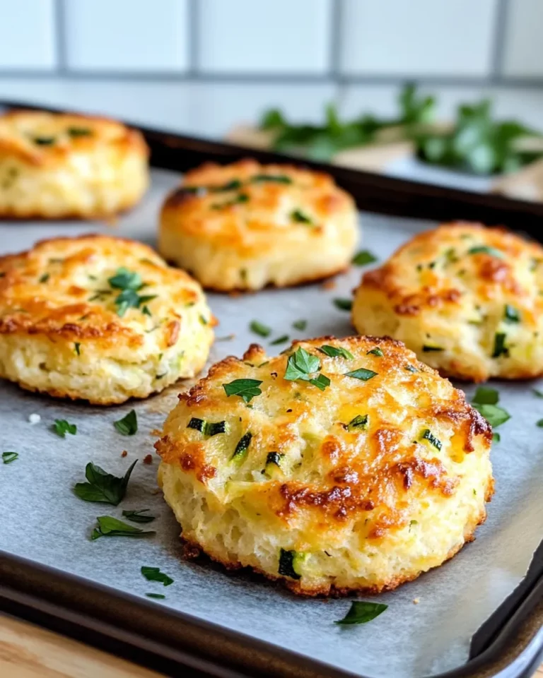 Homemade Zucchini Parmesan Biscuits (Drop Style) recipe photo