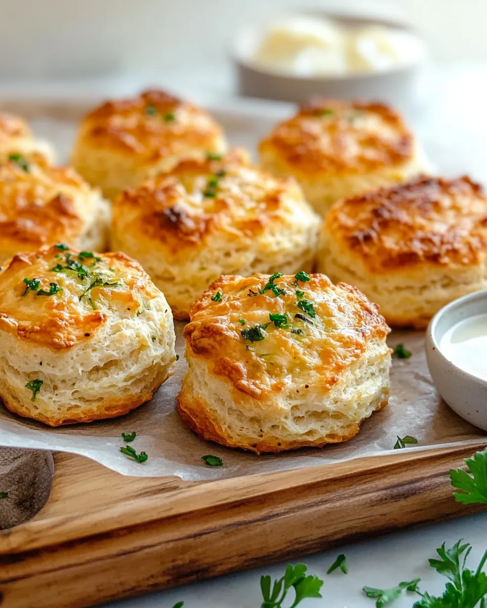 Delicious Zucchini Parmesan Biscuits (Drop Style) plate image