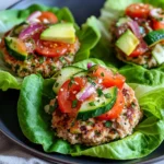 Homemade Zucchini Relish Turkey Burger Wraps photo