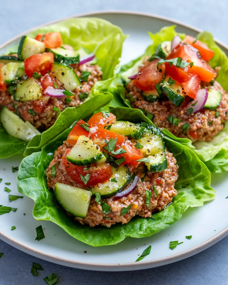 Delicious Zucchini Relish Turkey Burger Wraps dish photo