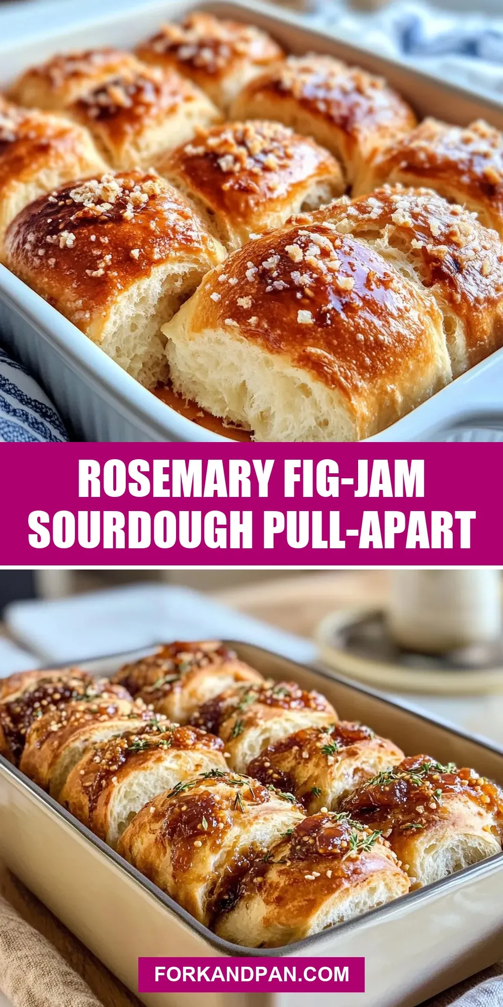 How To Make Savory Rosemary Fig-Jam Sourdough Pull-Apart