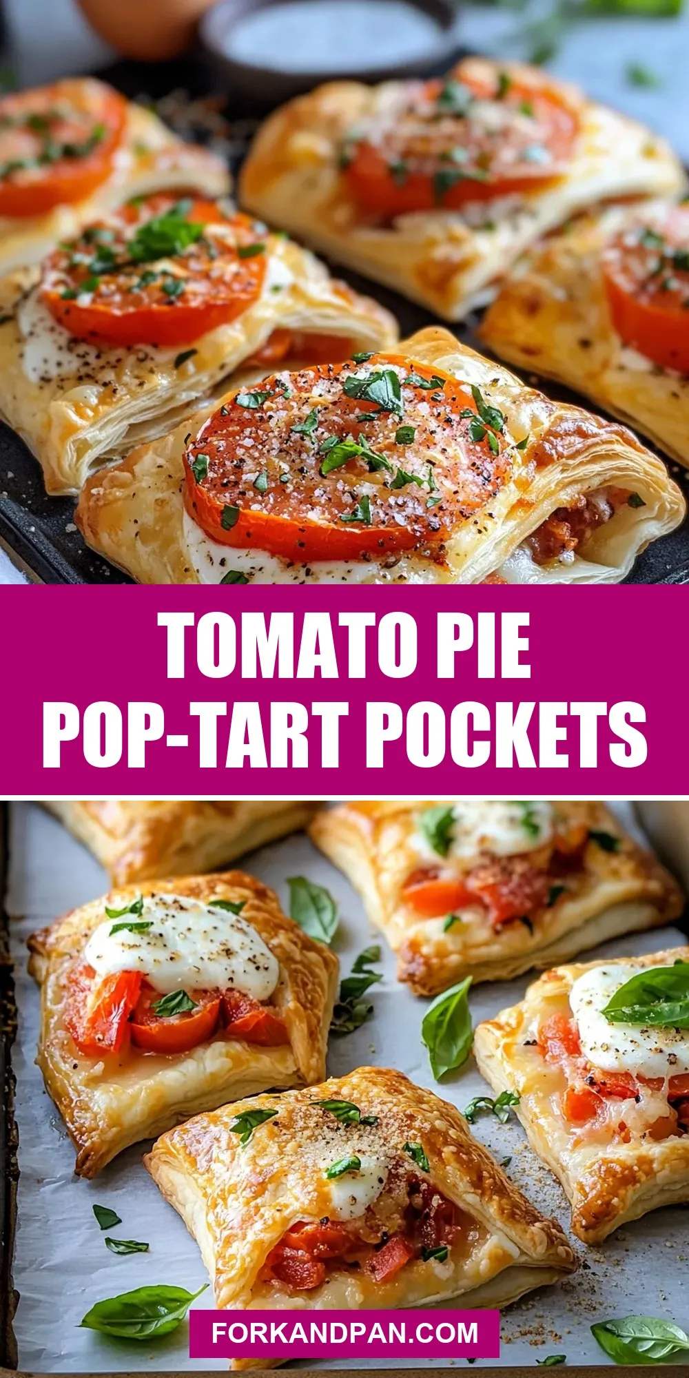 Easy Tomato Pie Pop-Tart Pockets Recipe