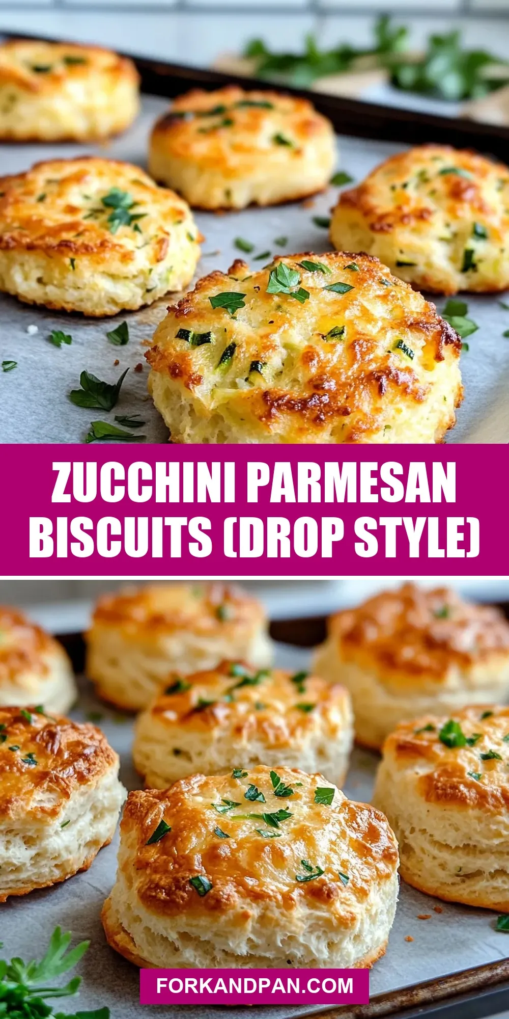 Zucchini Parmesan Biscuits (Drop Style) (Irresistible & Delicious)
