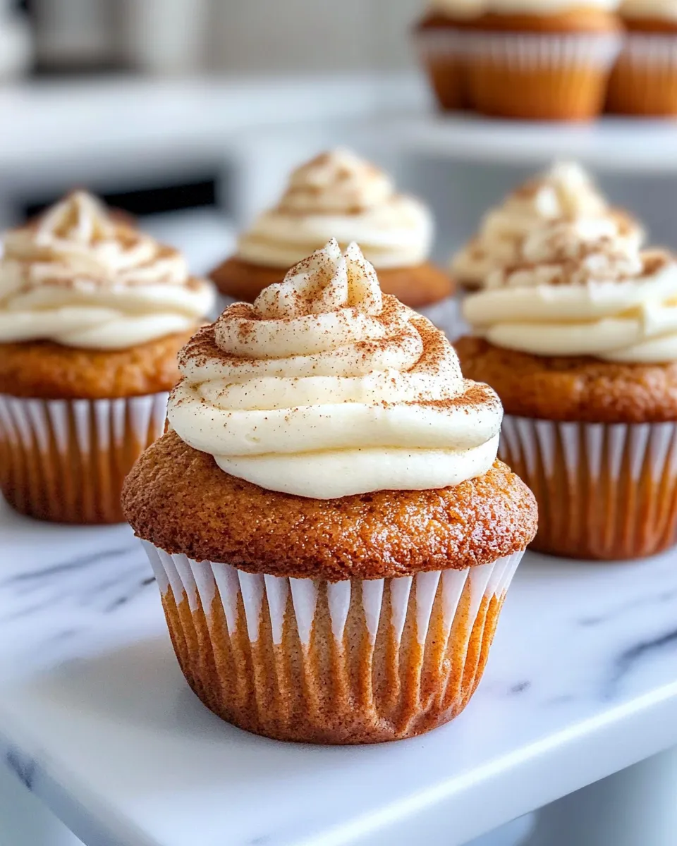 Classic Apple Cider Cupcakes With Frosting image