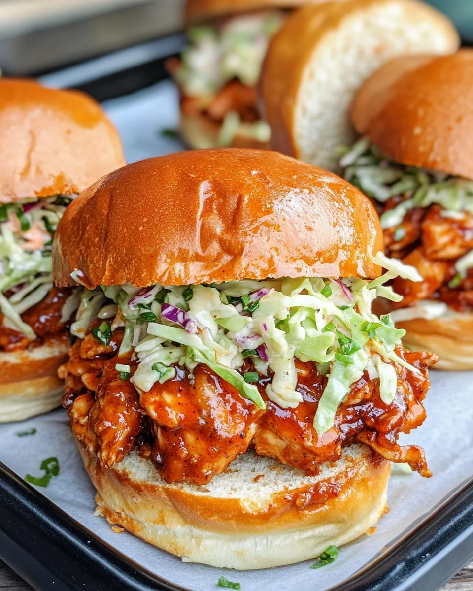 Homemade Apple Cider Pulled Chicken Sandwiches recipe photo