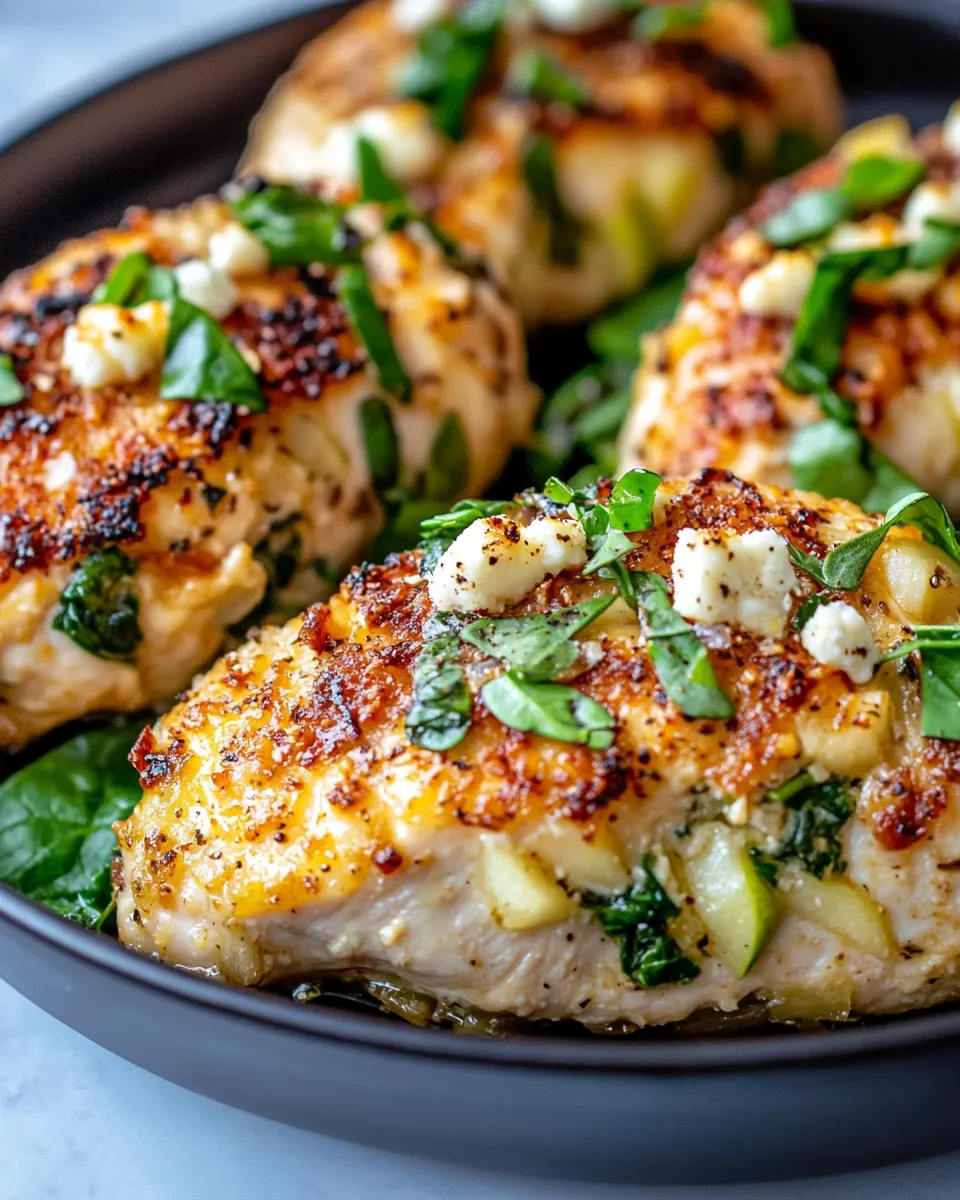Classic Apple Sage Stuffed Chicken Breasts dish photo