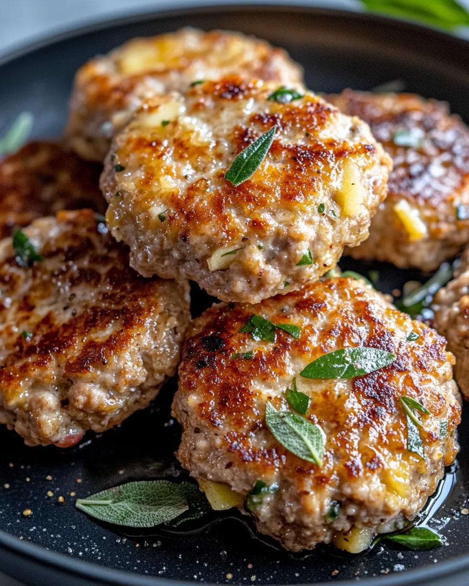 Classic Apple Sage Turkey Breakfast Patties dish photo