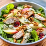 Homemade Apple Walnut Gorgonzola Chopped Salad photo