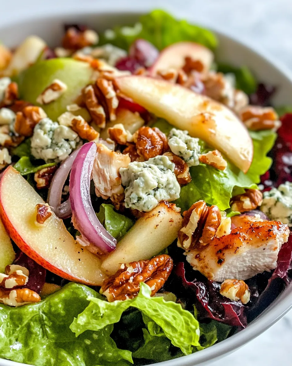 Classic Apple Walnut Gorgonzola Chopped Salad image