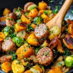 Homemade Autumn Harvest Chicken Sausage Skillet photo
