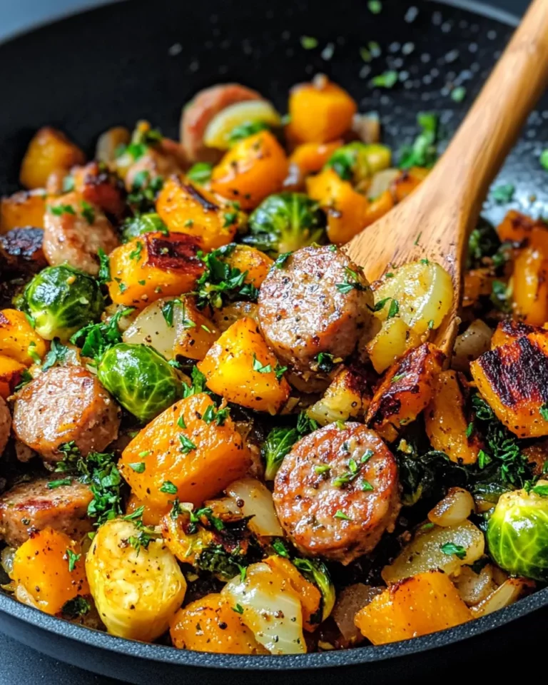 Homemade Autumn Harvest Chicken Sausage Skillet photo