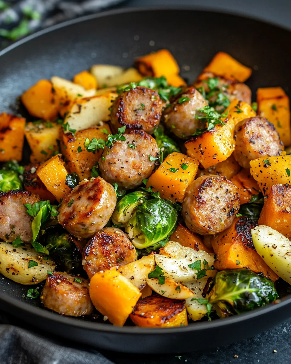 Easy Autumn Harvest Chicken Sausage Skillet recipe photo