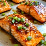 Homemade Baked Sweet Chili Salmon photo