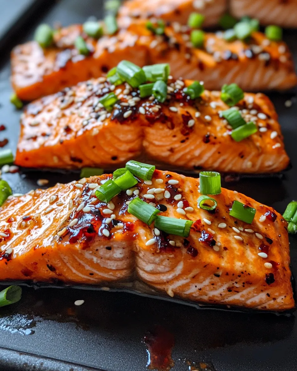 Classic Baked Sweet Chili Salmon recipe image