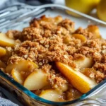 Homemade Brown Butter Pear Crumble recipe photo