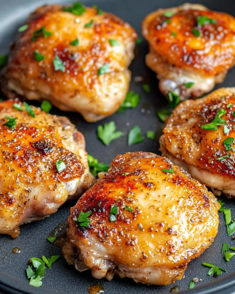 Homemade Brown Sugar Dijon Chicken Thighs recipe photo