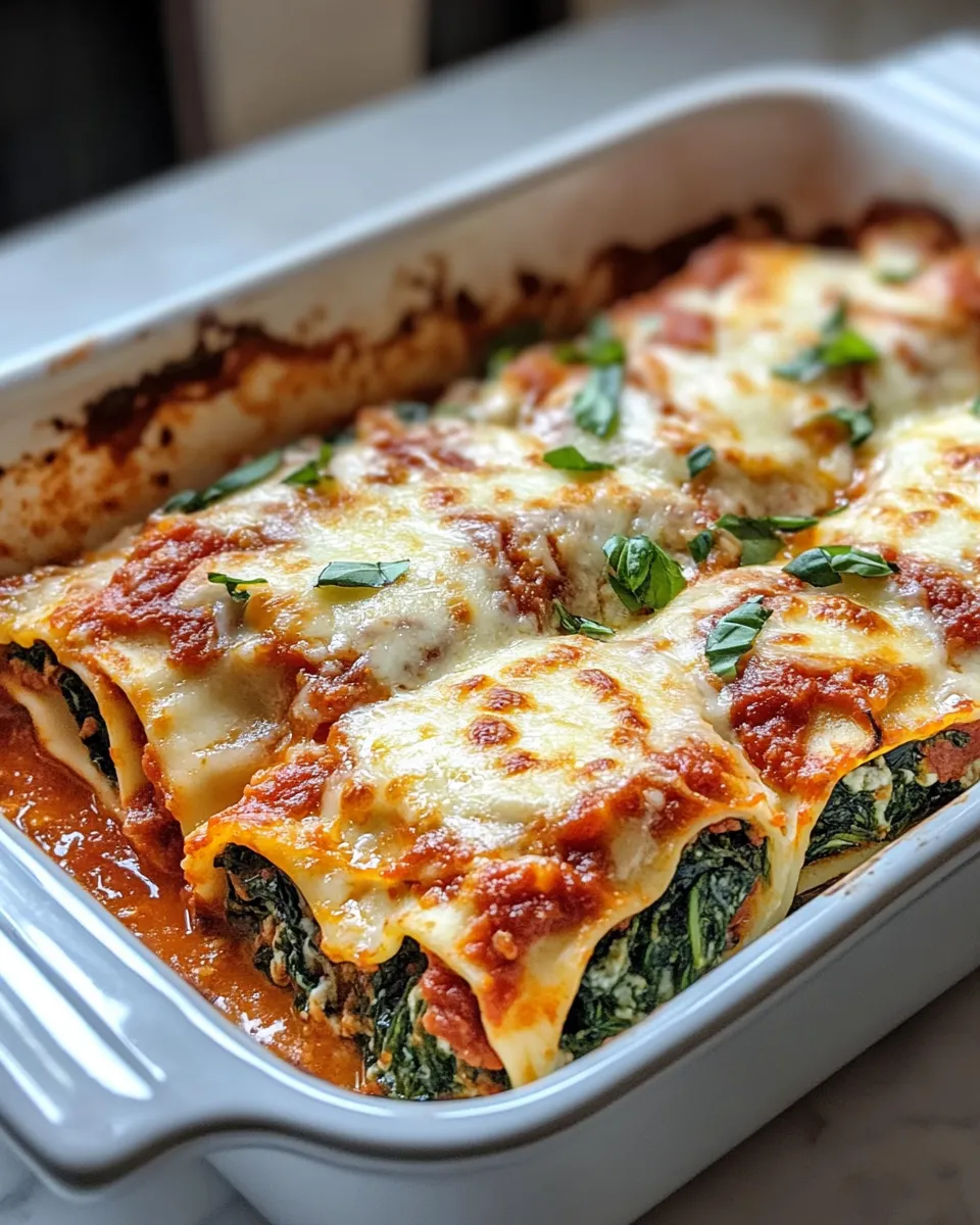 Classic Butternut Squash Spinach Lasagna Rollups dish photo