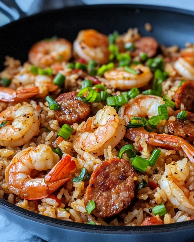 Homemade Cajun Shrimp Andouille-Style Rice Skillet photo