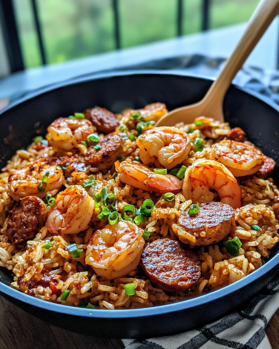 Classic Cajun Shrimp Andouille-Style Rice Skillet image