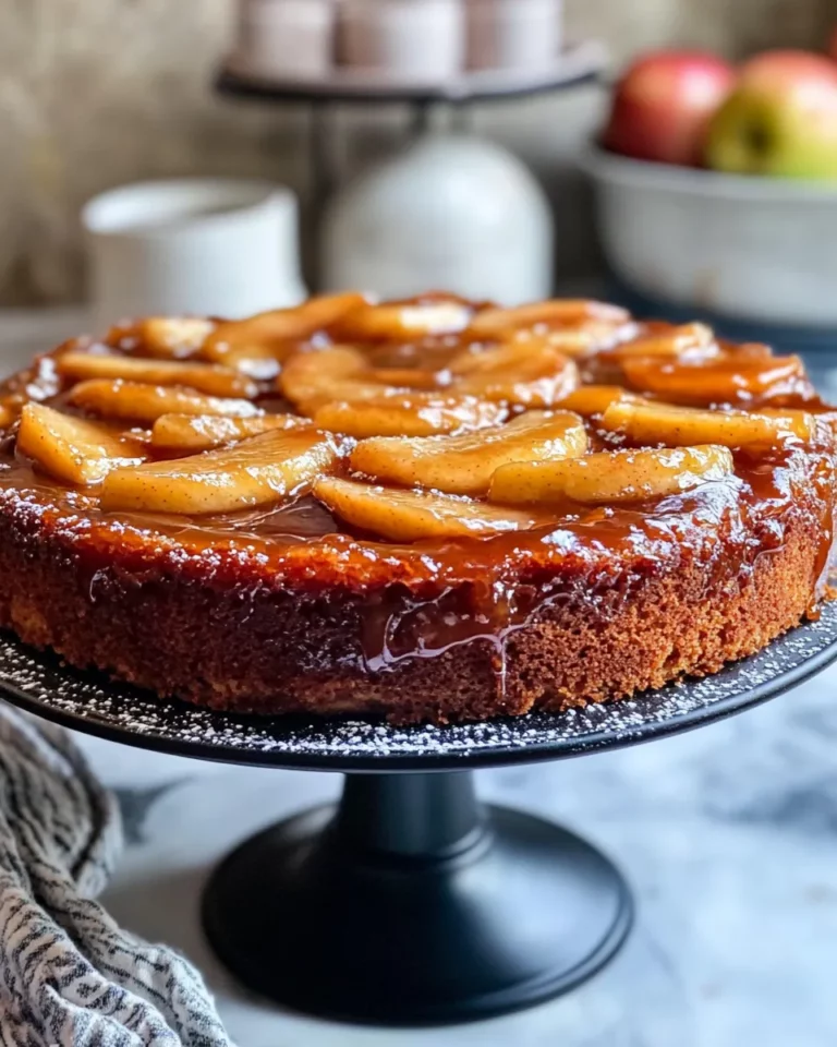Homemade Caramel Apple Upside-Down Cake photo