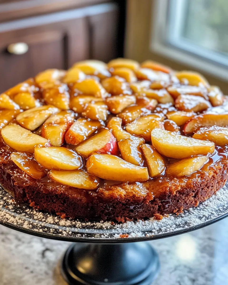 Classic Caramel Apple Upside-Down Cake image