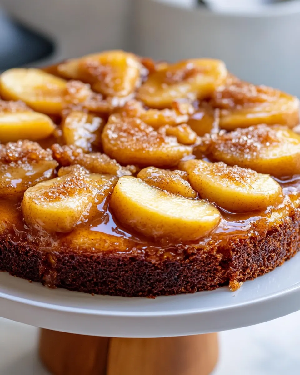 Delicious Caramel Apple Upside-Down Cake dish photo