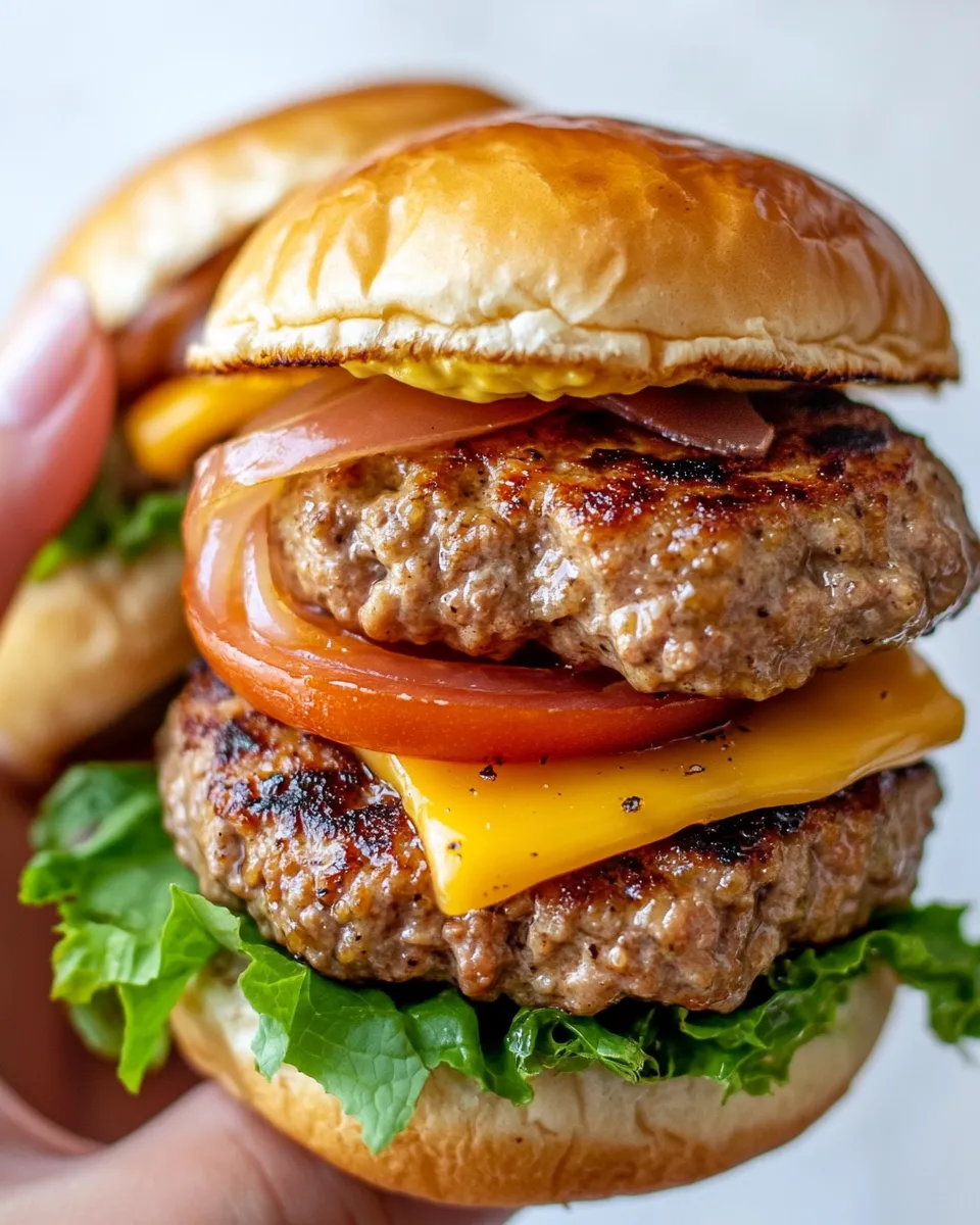 Classic Caramelized Onion Turkey Burger Sliders image