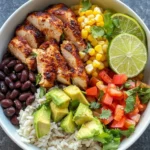 Homemade Caribbean Jerk Chicken Rice Bowls photo