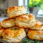 Homemade Cheddar Apple Thyme Biscuits recipe photo