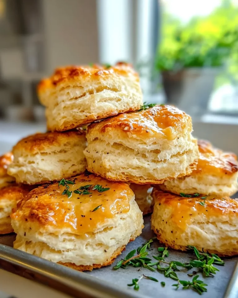 Homemade Cheddar Apple Thyme Biscuits recipe photo