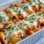 Homemade Cheesy Chicken Broccoli Stuffed Shells recipe photo
