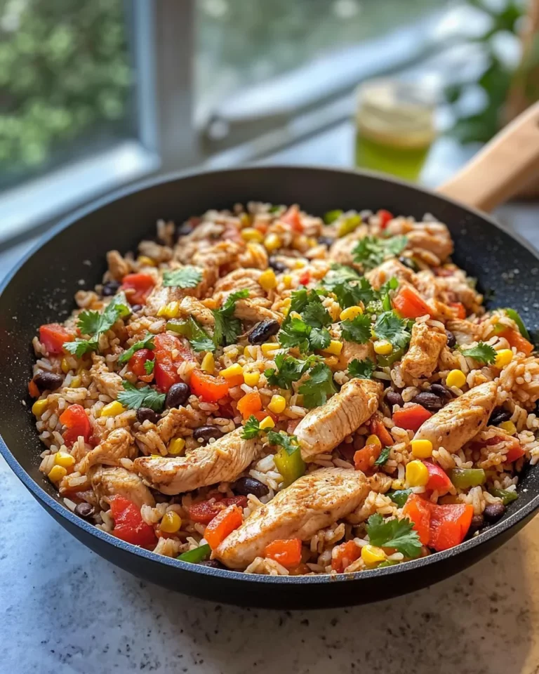 Homemade Chicken Fajita Rice Skillet recipe photo