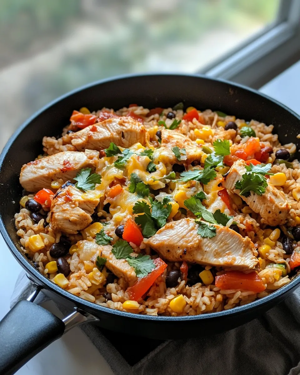 Classic Chicken Fajita Rice Skillet dish photo